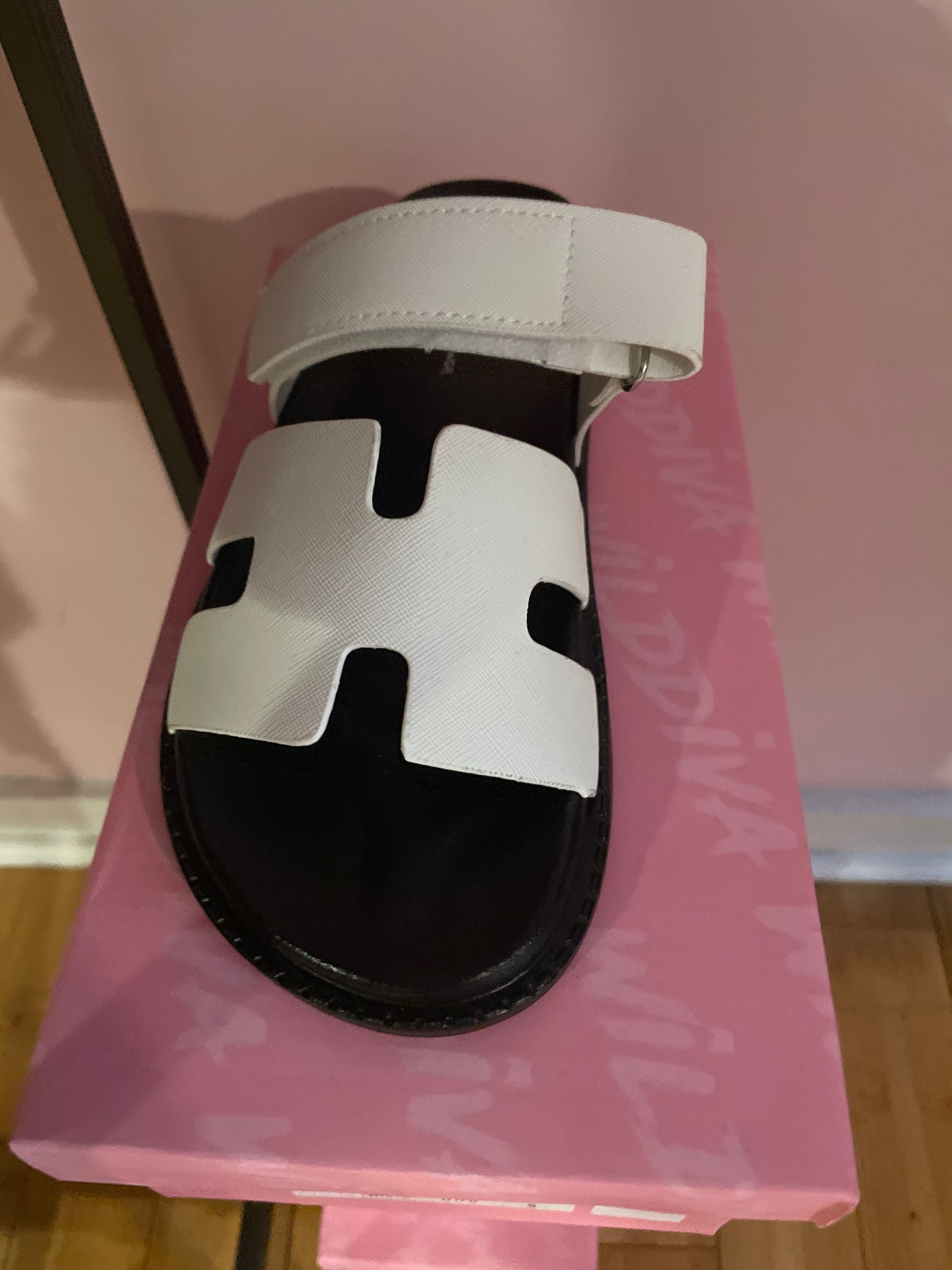 Black & White Sandal