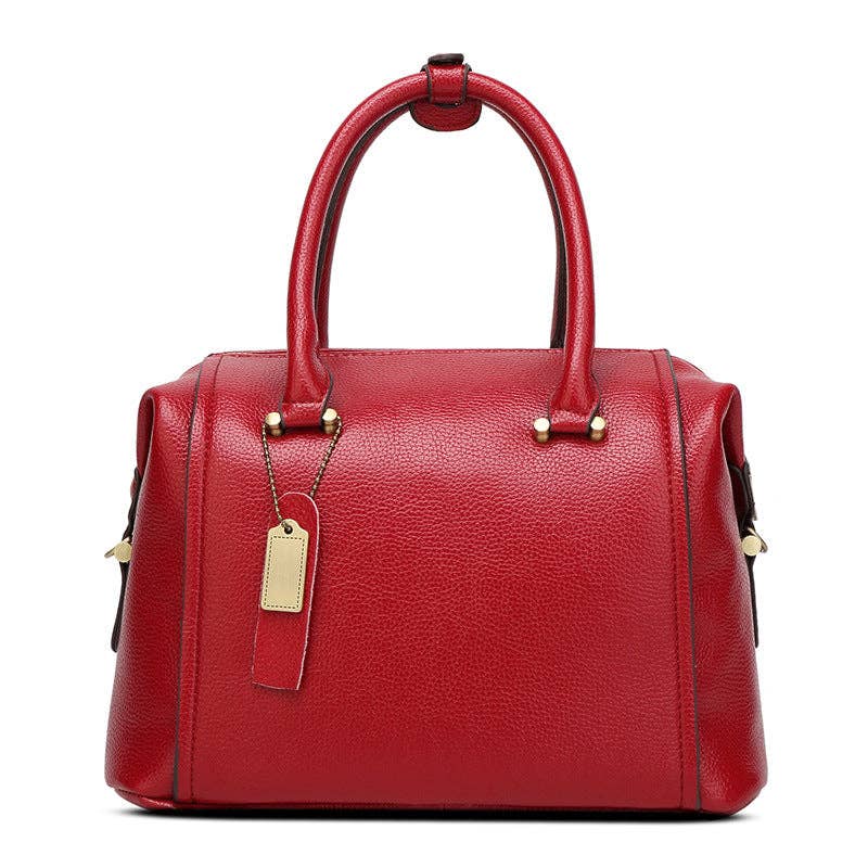 Trendy Boston Pillow Bag PU Women’s Handheld Crossbody