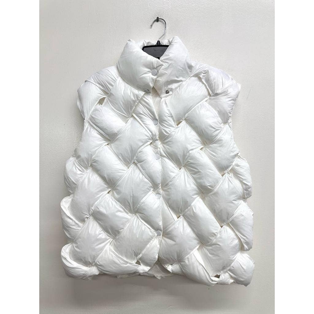 Black SNUG AND STYLISH PUFFER VEST