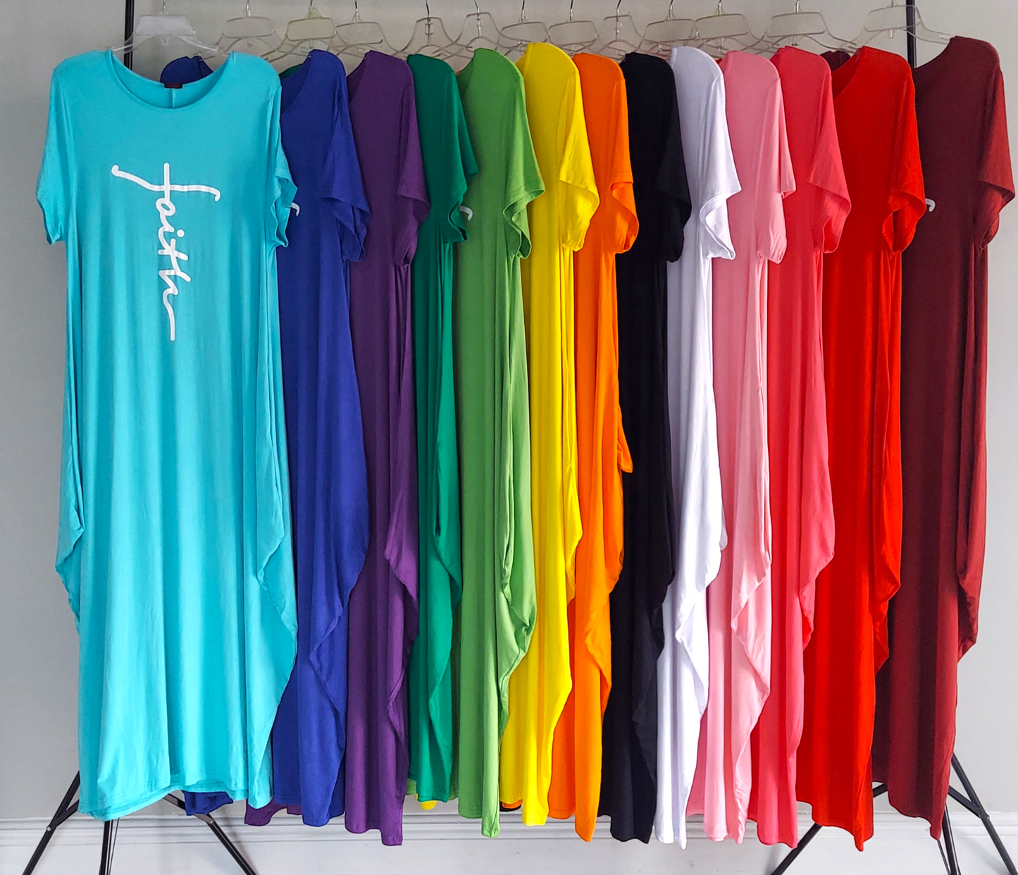 Jersey  Dress/Short Sleeve/ Bright Green