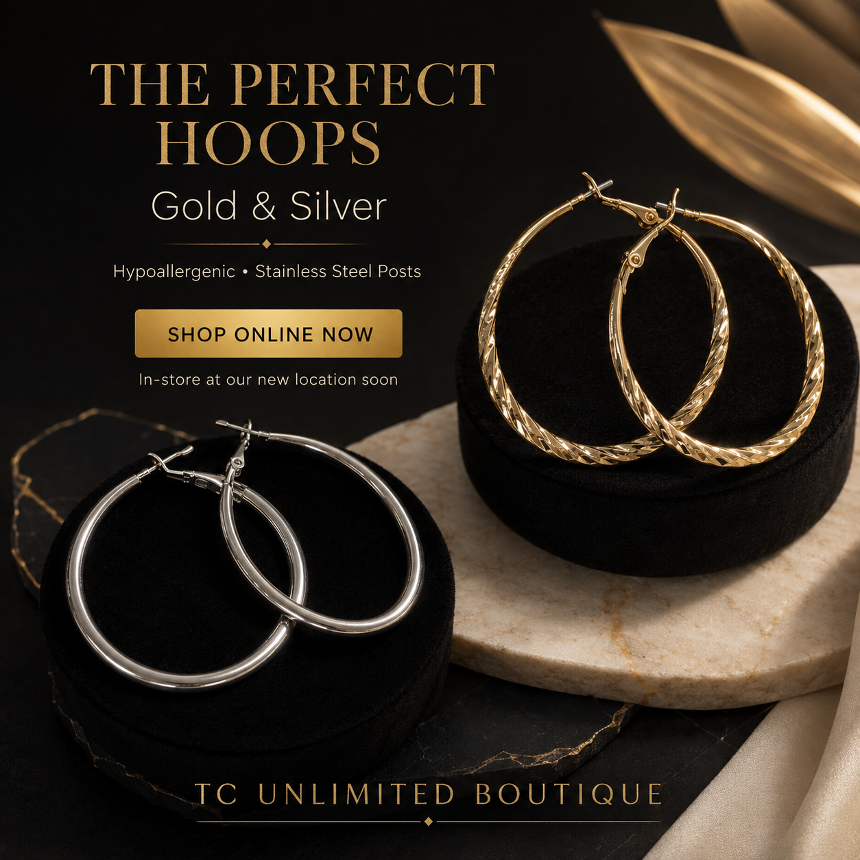 The Perfect  hoop Stainless steel hoops