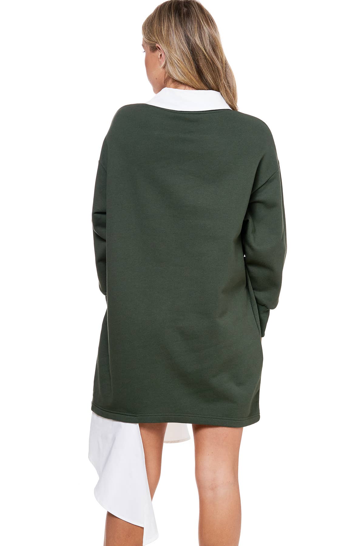Orange  TOV Midi Shirt Dress