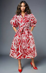 Paisley Print Dress